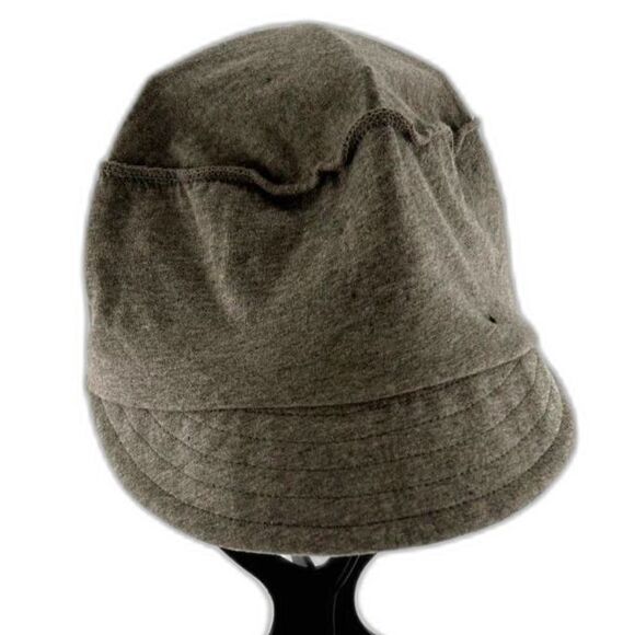 Dieter Loevenich Taupe Cotton Slouch Cap with Front Bill - Picture 9 of 9